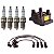 Kit Vela Cabo Bobina Uno G2 Mille 1.0 8v Fire 05 Flex Bosch - Imagem 1