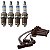 Kit Cabos + Velas New Fiesta 1.5 2013-2016 Flex Bosch - Imagem 1