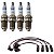 Kit Cabo E Vela Siena G2 1.3 8v Fire  2004 2005 Flex Bosch - Imagem 1