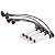 Kit Cabo E Vela Strada G2 1.8 8v 2004 2005 2006 Flex Bosch - Imagem 2