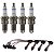 Kit Cabo E Vela Polo 1.0 16v 2002 2003 2004 Gasolina Bosch - Imagem 1
