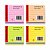 Bloco Adesivo Post It 76x76 mm Degradê e com Linhas - Imagem 1