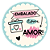 Adesivo - Gratidão / Embalado com Amor / Um Mimo / Sorria Chegou - 6x6cm - Kit com 100 e 200 Unidades - Imagem 5