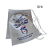 200 Mochila Esporte em TNT 33x38cm. GR40 com estampa(*logo) - Imagem 3