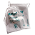 500 Sacola para Biquine em TNT 19x25cm GR40 com estampa (* logo) - Imagem 1