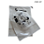 500 Sacola para Sapato em TNT 26x35cm com visor GR40 com estampa (* logo) - Imagem 4