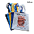 400 Bolsa Festas 26x30cm. GR40 com estampa (sua logo) - Imagem 1