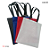 50 Bolsa em TNT 33x37cm, GR40 com estampa (* logo) alça preta - Imagem 1