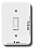 Interruptor Simples 4 x 2 10A/250V Branco Linha Pollar Radial. - Imagem 2