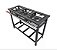 Fogao Industrial 3 Boca Qs Alta Pressão Economy 80x107x44 - Imagem 1