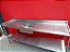 Pia Inox 2,20x60x1,02 cm prateleira inferior. USADA - Imagem 1