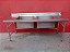 Pia inox 200x70x85 2 cubas semi nova - Imagem 1