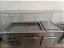 Balcao refrigerado com pista fria semi novo todo em aço inox 180x65x143 - Imagem 7