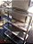 Estante inox 1.30x40x1.60 semi nova - Imagem 1