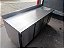Balcão Refrigerado 200x70x85 100% aço inox com cuba lado direito  SEMI NOVO - Imagem 1