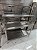 Mesa inox 1.40x70x1.20 SEMI NOVA com prateleira superior - Imagem 2