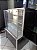 Vitrine Refrigerada Confeitaria 0,74m Linha Aurora GPEA-075 PR Preta Gelopar - Vidro Reto + Iluminação LED SEMI NOVA - Imagem 2