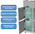 Mini Câmara Comercial 4 Portas Refrigerador Inox Kofisa 765 Litros KMCP75 Frost Free semi nova - Imagem 3