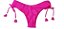 Biquini Cortininha Com Calcinha Fio Duplo, Pink - Imagem 3