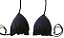 Top Cortininha Com Babadinho , Preto - Imagem 1