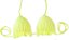 Top Cortininha Com Babadinho , Amarelo Neon - Imagem 1
