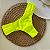 Biquini Cortininha Com Calcinha Fio Duplo Borboleta, Amarelo Neon - Imagem 3