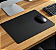 Mousepad Preto Liso 40x30cm - Imagem 1