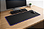 Mousepad Preto - Borda Costurada Roxa 75x35cm - Imagem 1