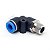 Conexão Pneumática Cotovelo Macho 06mm X 1/4 NPT - Imagem 1