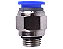 Conexão Pneumática Reta Macho 06mm X 1/4 BSP - Imagem 2
