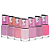 Kit Esmaltes Coleção Essenciais Cintilantes e Cremosos Tons de Rosa 10ml Cora - Imagem 1