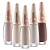 Kit 5 Esmaltes Coleção Completa Nude Bailarina Impala - Imagem 1