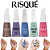 Kit 5 Esmaltes Risqué Manicure Cores Diversas - Imagem 1