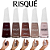 Kit 5 Esmaltes Manicures Nude Cremosos Risqué - Imagem 1