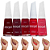 Kit 5 Esmaltes Cremosos Vermelhos e Rosa Risqué - Imagem 1