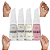 Kit 4 Esmaltes Brancos e Claros Francesinha Risque - Imagem 1