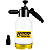 Pulverizador de Espuma Manual Detailer 2L Amarelo com Bico Snow Foam - Imagem 1