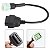 Cabo Adaptador Moto OBD2 Kawasaki e KTM 6 Pinos Conversão - Imagem 2