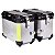 Par de Baús Laterais Moto 38L em Alumínio com Suporte Universal Incluso Impermeável Com Trava de Segurança e Forro Interno PU Kit 2 Bauletos Reforçado Laterais Universal para Moto Top Case Baú Duplo Lateral - Imagem 8