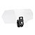 Defletor Moto Bolha com Regulagem de Altura Cristal ou Fumê Universal Parabrisa Motocicleta Corta Vento270X130mm - Imagem 6