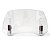 Defletor Parabrisa Moto 300×180 mm Regulável Universal Corta Vento Ajustável Altura e Inclinação Cristal Fumê Bolha Motocicleta - Imagem 6