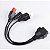Cabo OBD2 Triplo para Motos Honda e Yamaha Adaptador Diagnóstico Eletrônico 3, 4 e 6 Pinos com Saída OBD2 16 Pinos Compatível com Scanners Automotivos - Imagem 2