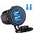 Tomada USB Veicular Dupla Carregador Rápido 12V 24V - Imagem 4
