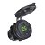 Carregador USB C Duplo para Moto com Voltímetro Digital 12V 24V - Imagem 4
