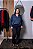 Camisa Viscose Azul 46/48 - Imagem 1