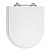 Tampa de Vaso Riviera Branco Tampa para Vaso Celite Madeira Laqueada - Imagem 1