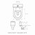 Tampa de Vaso Smart Branco Tampa para Vaso Celite Madeira Laqueada - Imagem 2