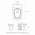 Assento Laqueado Handicapped Branco Tampa para Vaso Celite em Mdf - Imagem 2