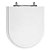 Assento Laqueado Smart Branco Tampa para Vaso Celite de Mdf - Imagem 1