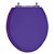 Assento Laqueado Convencional Oval Azul Valencia Tampa para Vaso em Mdf - Imagem 1